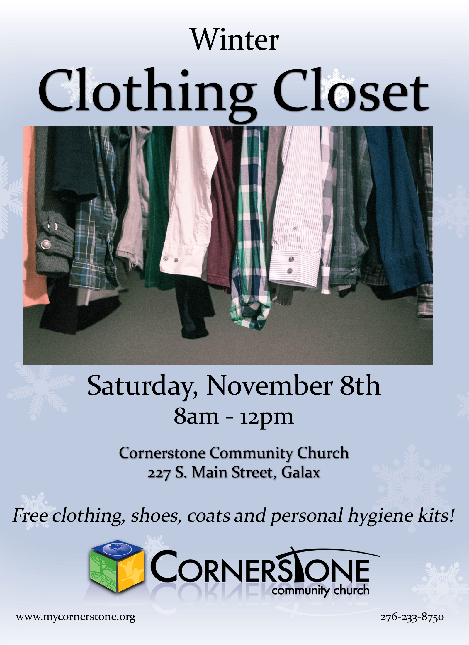 Clothing Closet Event - Cornerstone Community Church
