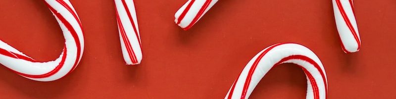 white and red candy canes